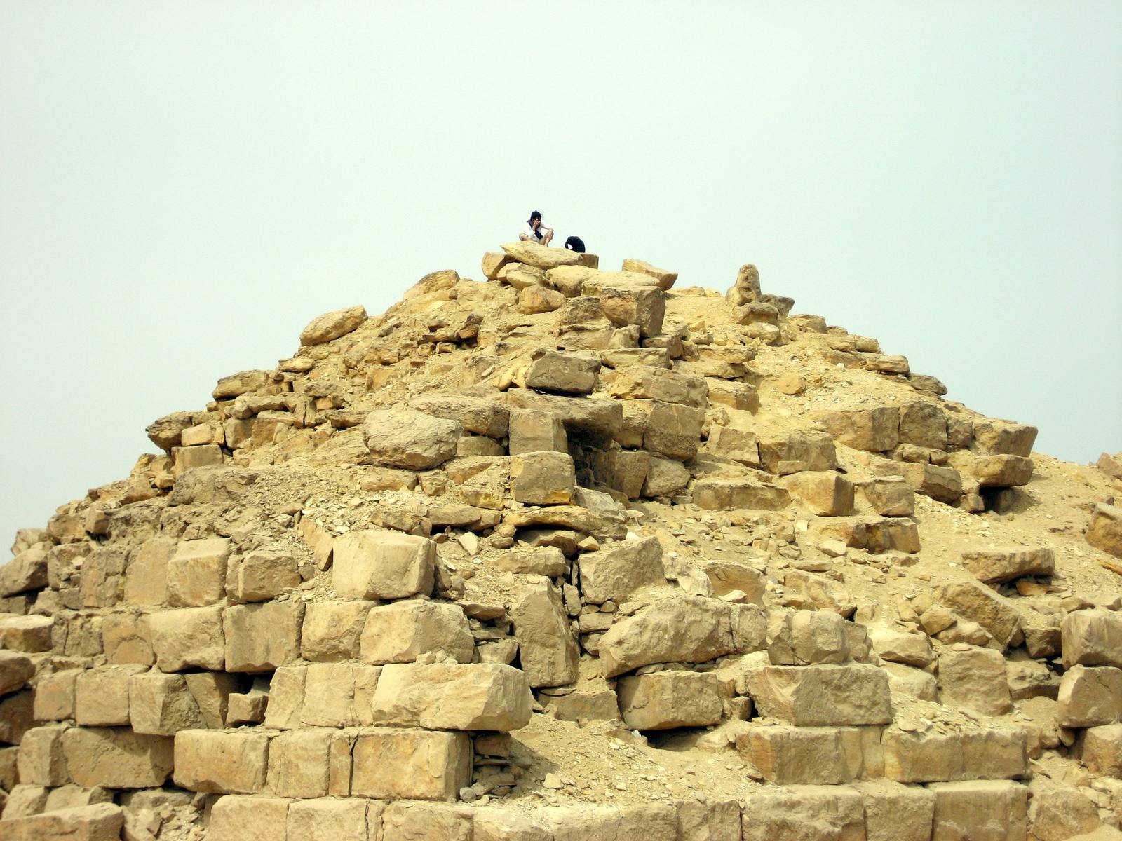 The ruins of Niuserre's sun temple at Abu Ghurab