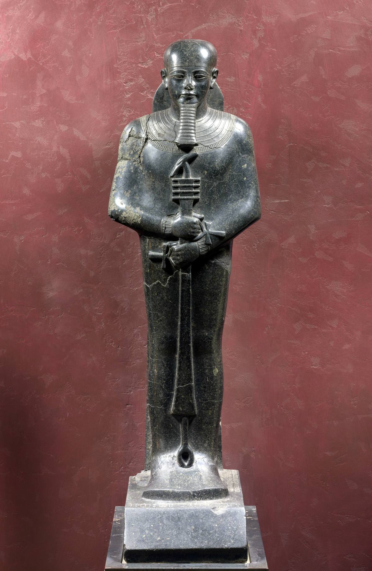 Granodiorite statue of Ptah, creator god of Memphis (Museo Egizio, Turin)